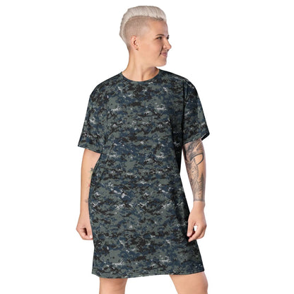 American Navy Working Uniform (NWU) Type I CAMO T-shirt dress - 2XS