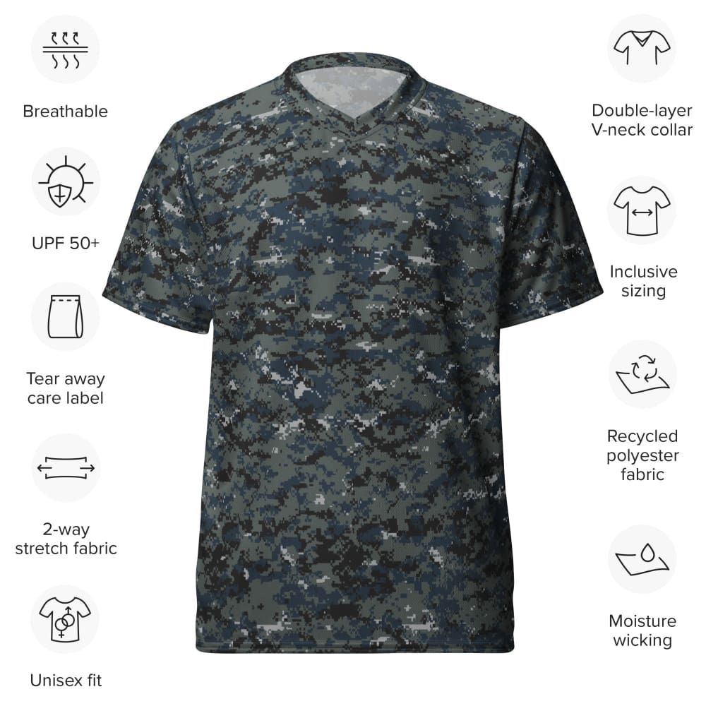 American Navy Working Uniform (NWU) Type I CAMO unisex sports jersey