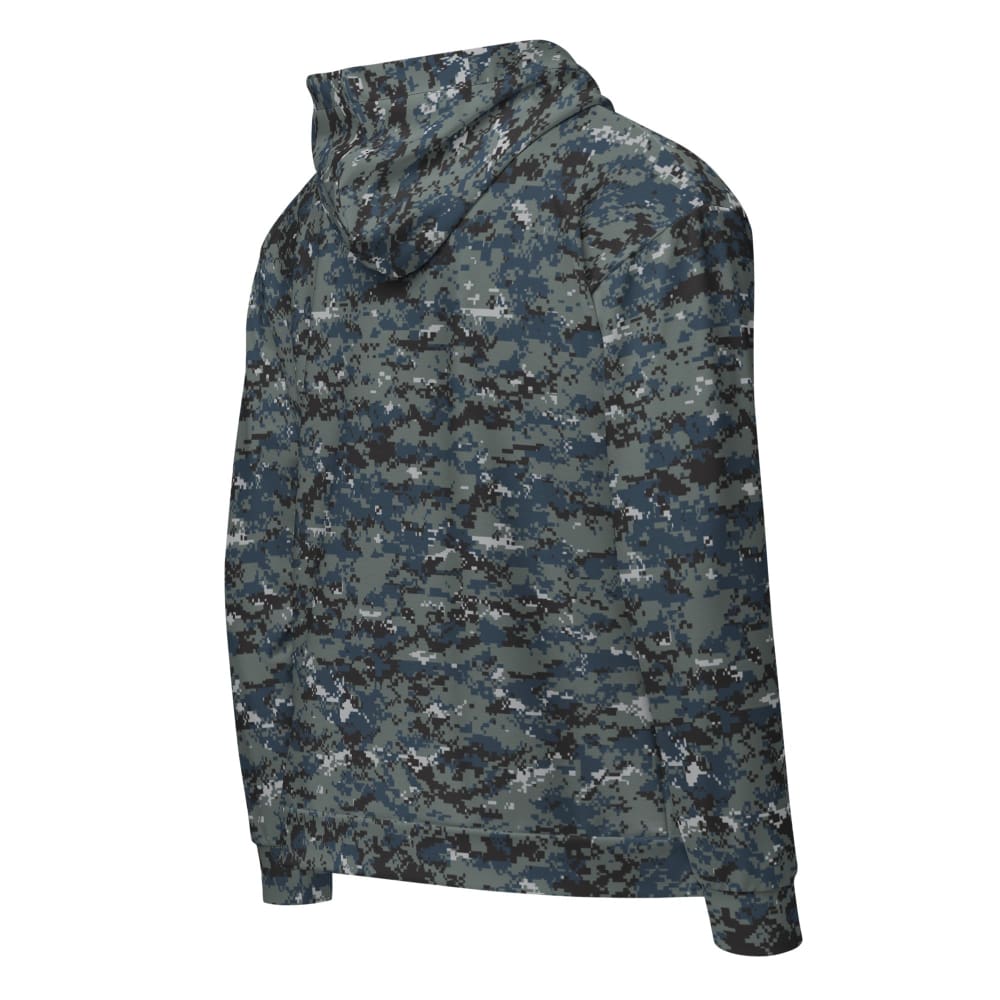 American Navy Working Uniform (NWU) Type I CAMO Unisex zip hoodie
