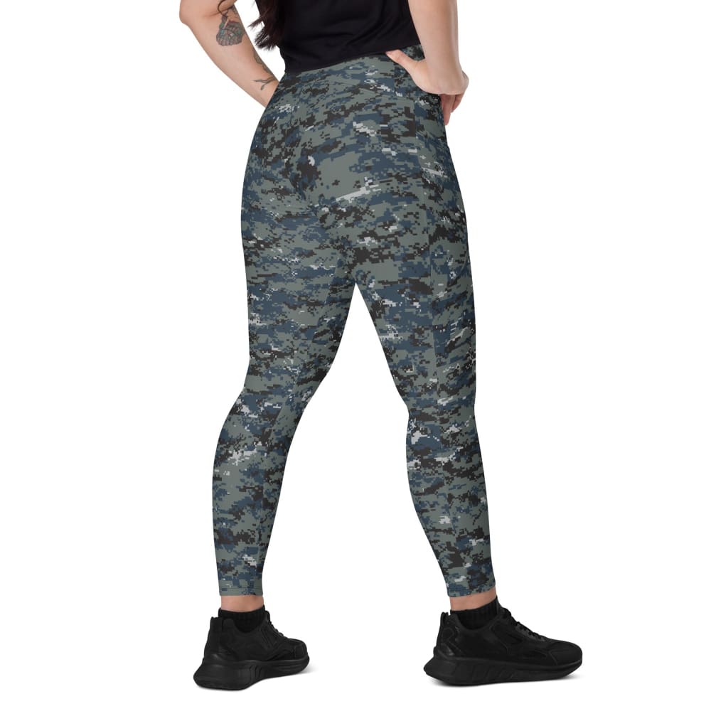 American Navy Working Uniform (NWU) Type I CAMO Women’s Leggings with pockets - 2XS