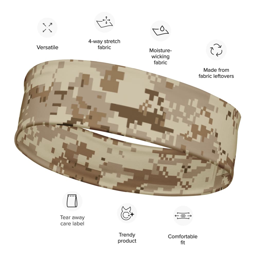 American Navy Working Uniform (NWU) Type II (AOR-1) CAMO Headband