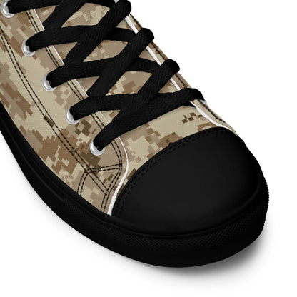 American Navy Working Uniform (NWU) Type II (AOR-1) CAMO Men’s high top canvas shoes