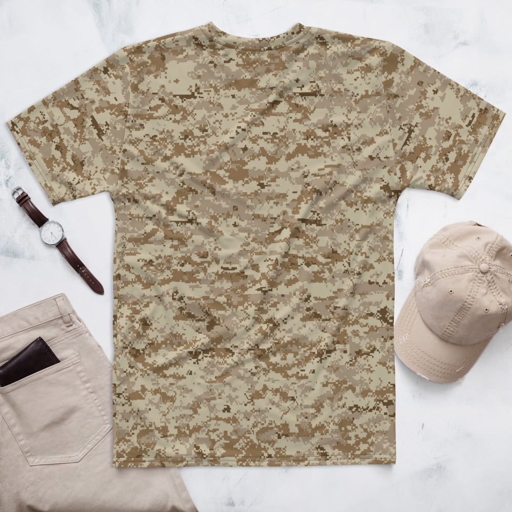 American Navy Working Uniform (NWU) Type II (AOR-1) CAMO Men’s t-shirt - Mens T-Shirt