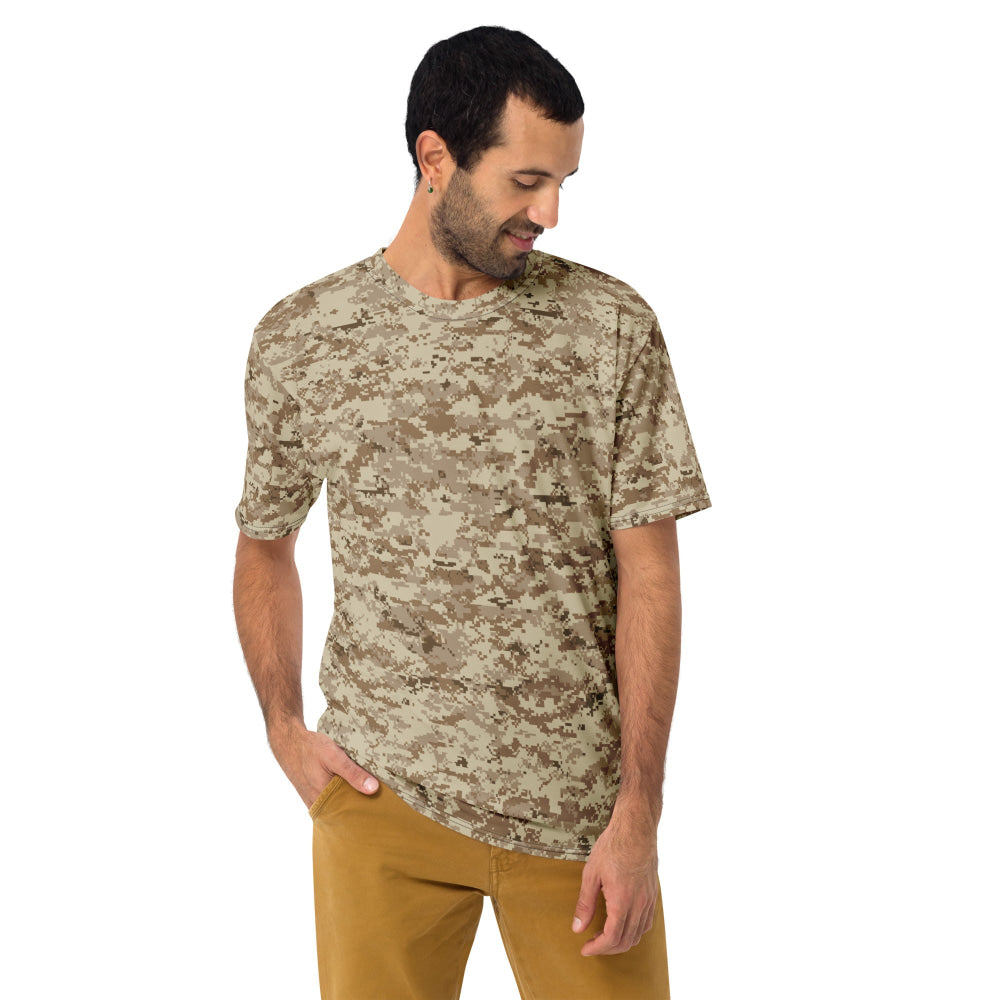 American Navy Working Uniform (NWU) Type II (AOR-1) CAMO Men’s t-shirt - Mens T-Shirt