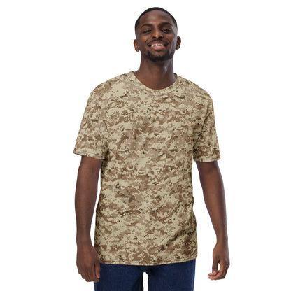 American Navy Working Uniform (NWU) Type II (AOR-1) CAMO Men’s t-shirt - Mens T-Shirt