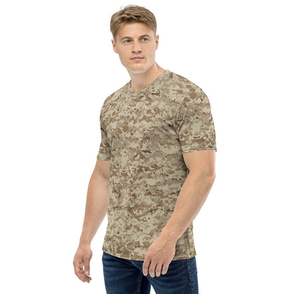 American Navy Working Uniform (NWU) Type II (AOR-1) CAMO Men’s t-shirt - Mens T-Shirt