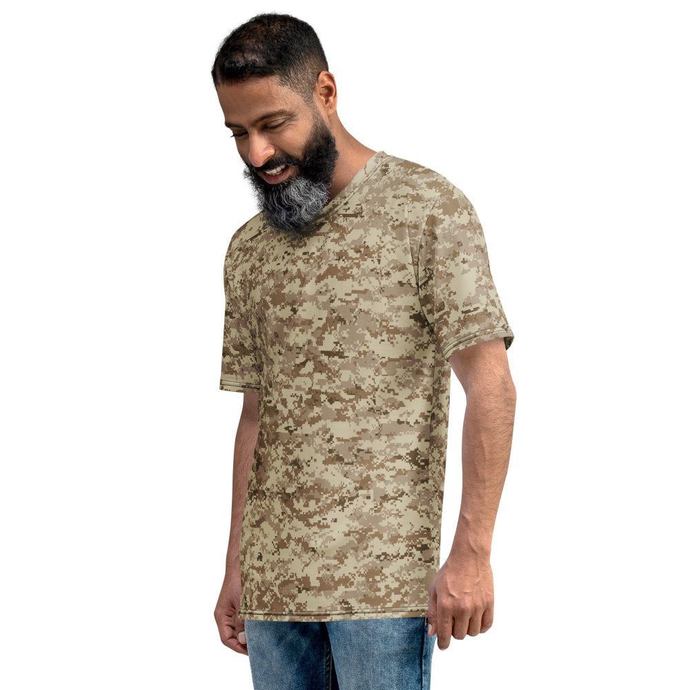 American Navy Working Uniform (NWU) Type II (AOR-1) CAMO Men’s t-shirt - Mens T-Shirt