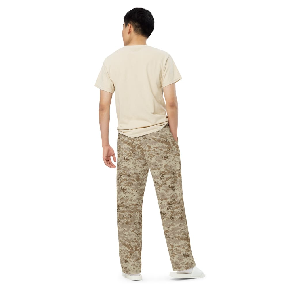 American Navy Working Uniform (NWU) Type II (AOR-1) CAMO unisex wide-leg pants