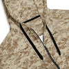 American Navy Working Uniform (NWU) Type II (AOR-1) CAMO Unisex zip hoodie