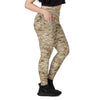 American Navy Working Uniform (NWU) Type II (AOR-1) CAMO Women’s Leggings with pockets