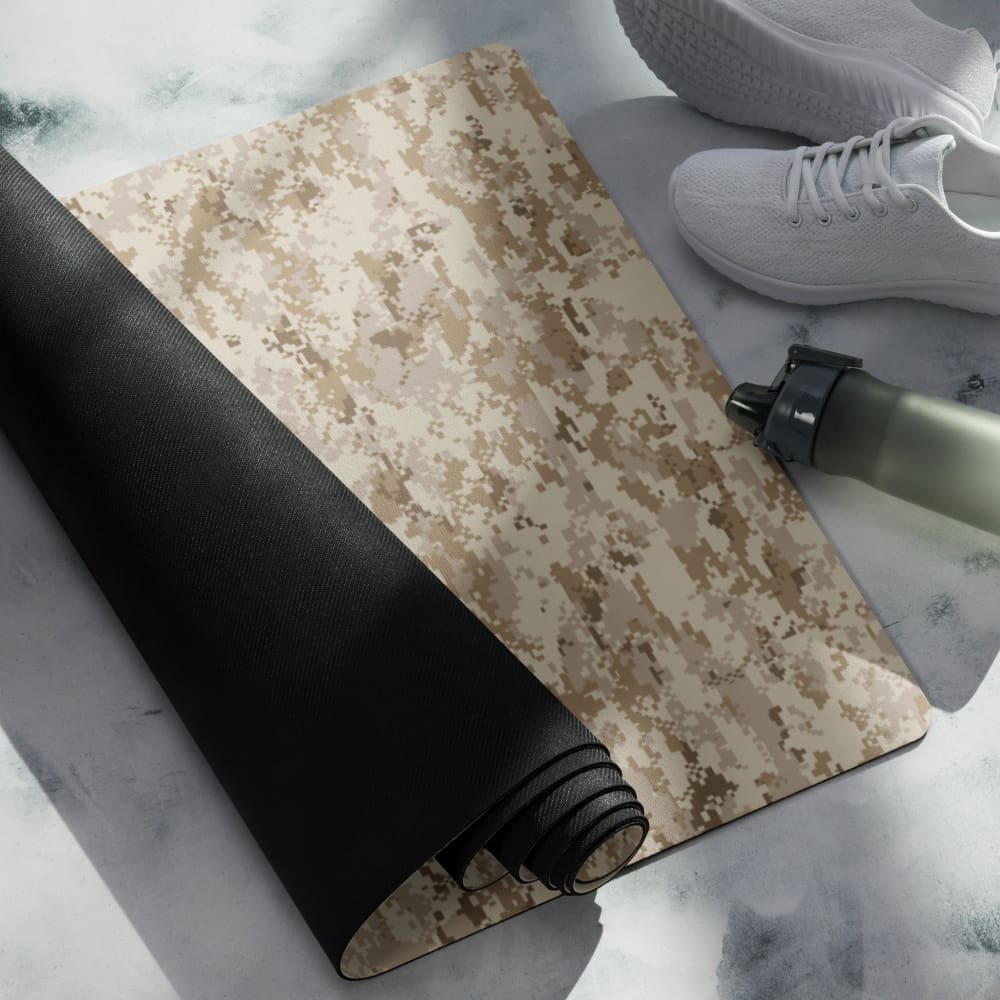 American Navy Working Uniform (NWU) Type II (AOR-1) CAMO Yoga mat