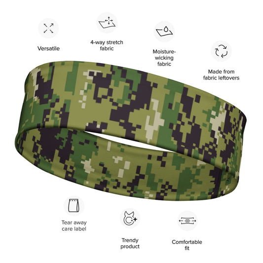 American Navy Working Uniform (NWU) Type III (AOR-2) CAMO Headband - L - Headband
