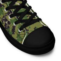 American Navy Working Uniform (NWU) Type III (AOR-2) CAMO Men’s high top canvas shoes