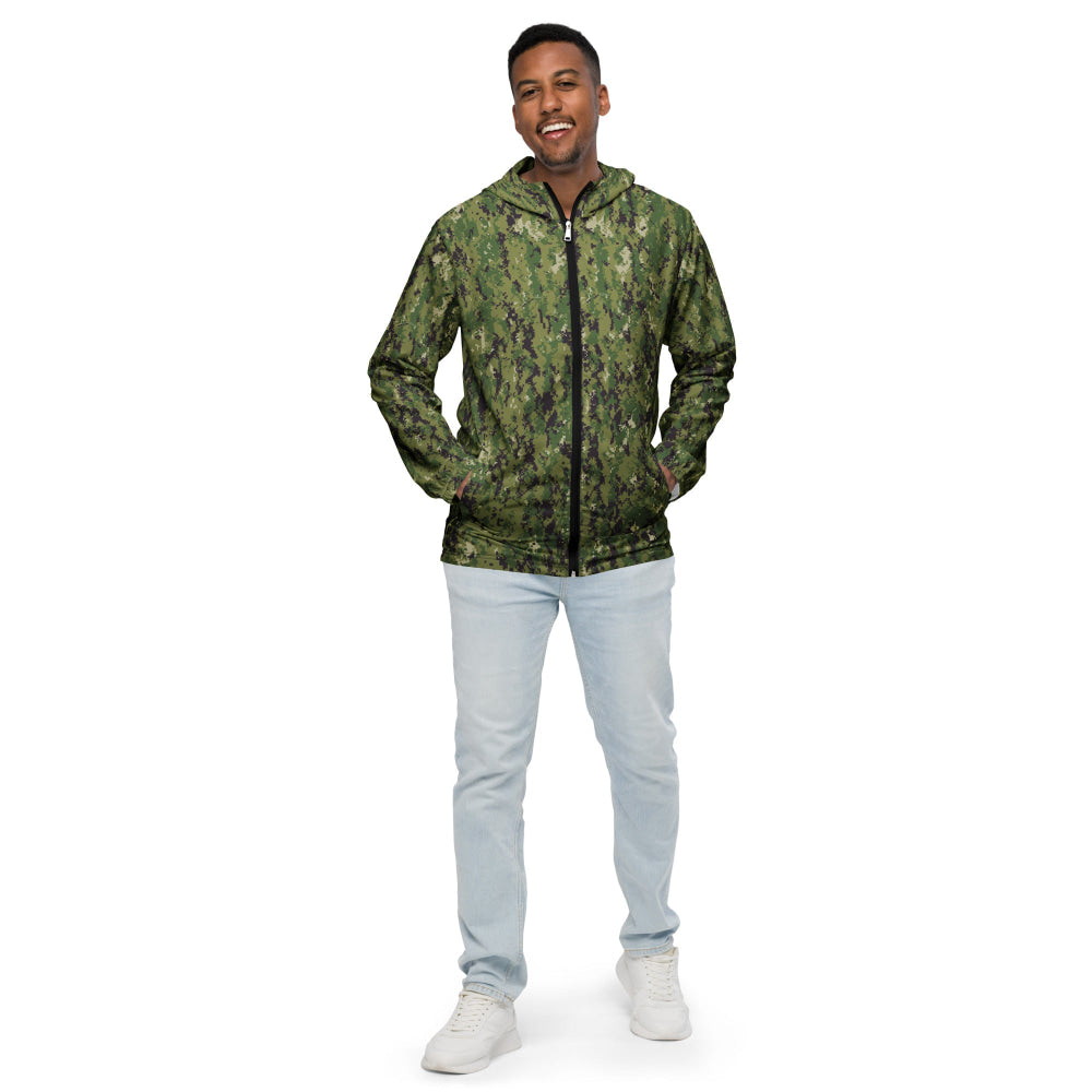 American Navy Working Uniform (NWU) Type III (AOR-2) CAMO Men’s windbreaker - Mens Windbreaker