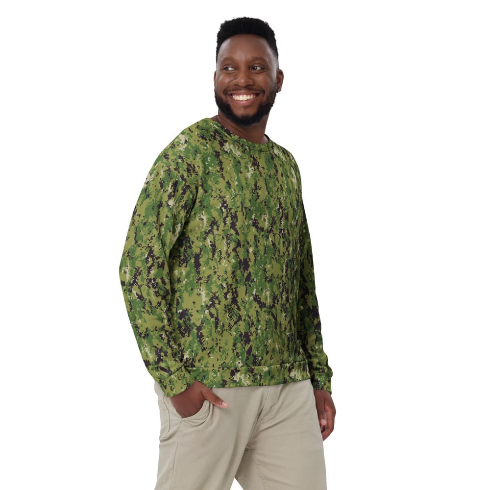 American Navy Working Uniform (NWU) Type III (AOR-2) CAMO Unisex Sweatshirt