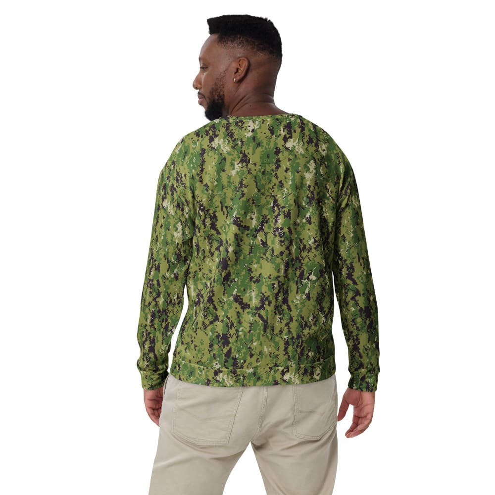 American Navy Working Uniform (NWU) Type III (AOR-2) CAMO Unisex Sweatshirt