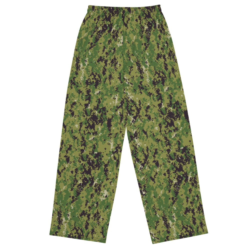 American Navy Working Uniform (NWU) Type III (AOR-2) CAMO unisex wide-leg pants - Unisex Wide-Leg Pants