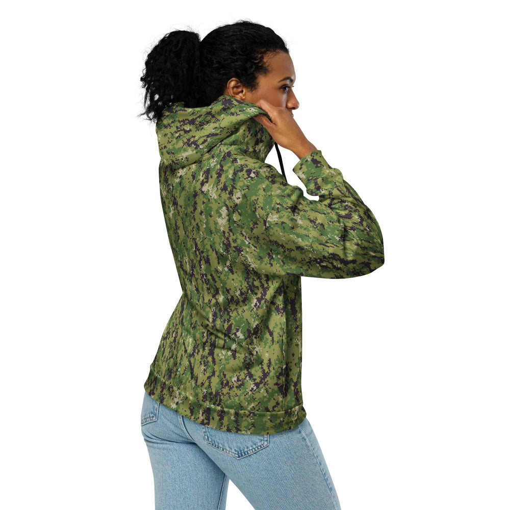 American Navy Working Uniform (NWU) Type III (AOR-2) CAMO Unisex zip hoodie - Zip Hoodie