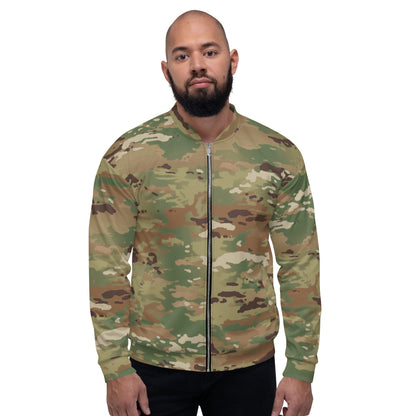 American Operational Camouflage Pattern (OCP) CAMO Bomber Jacket - Unisex