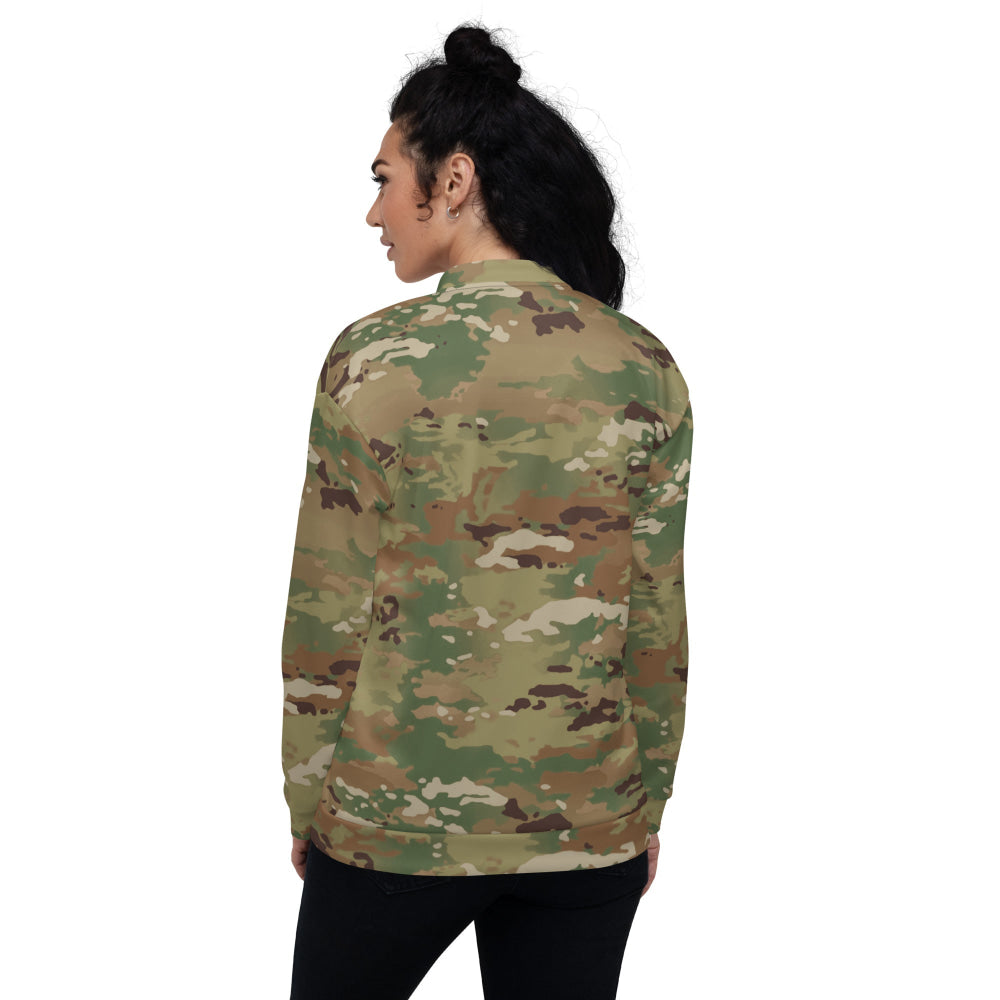 American Operational Camouflage Pattern (OCP) CAMO Bomber Jacket - Unisex