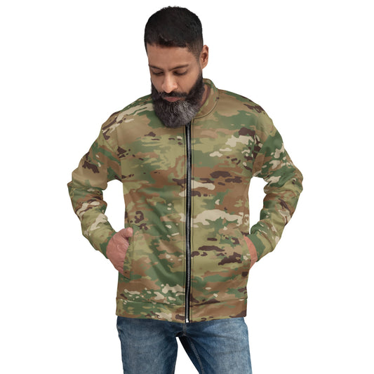 American Operational Camouflage Pattern (OCP) CAMO Bomber Jacket - Unisex