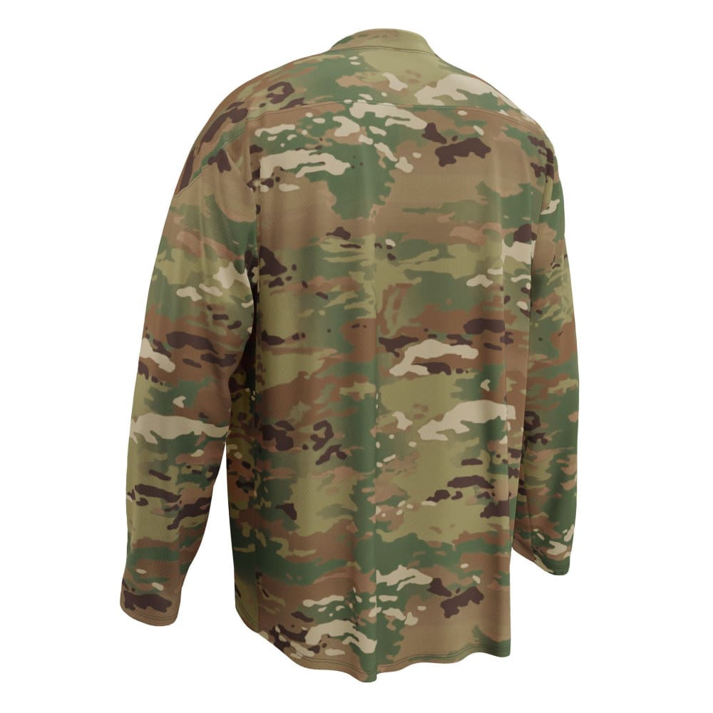 American Operational Camouflage Pattern (OCP) CAMO hockey fan jersey
