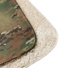American Operational Camouflage Pattern (OCP) CAMO Sherpa blanket