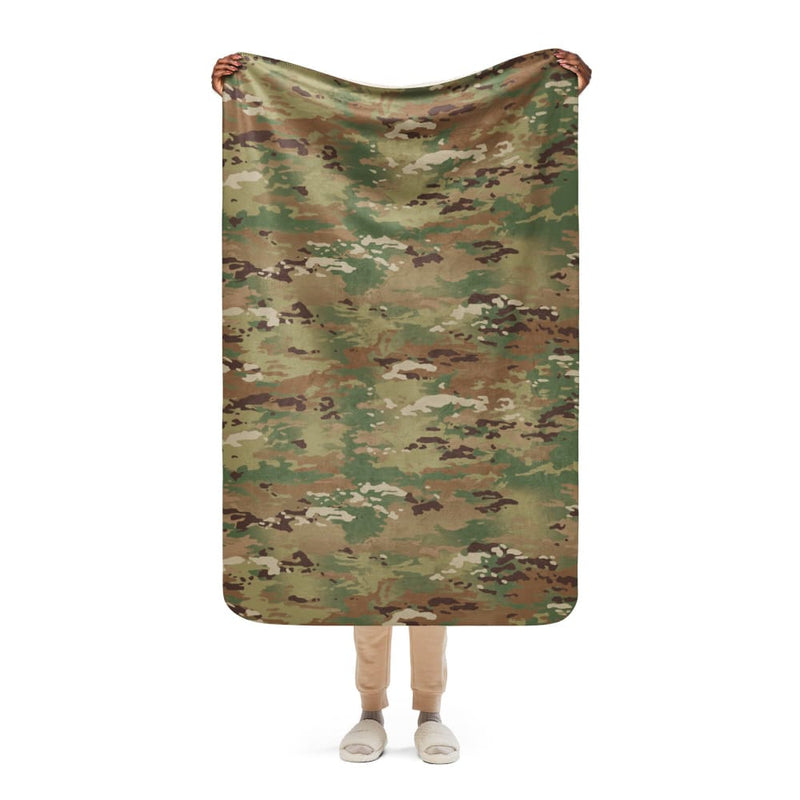 American Operational Camouflage Pattern (OCP) CAMO Sherpa blanket - 37″×57″