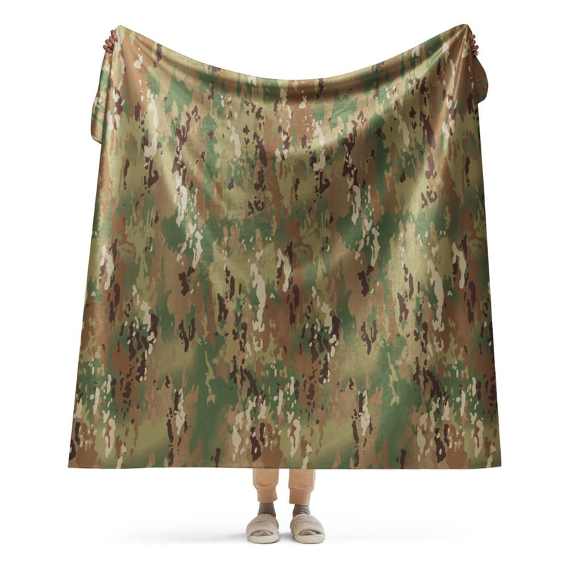 American Operational Camouflage Pattern (OCP) CAMO Sherpa blanket - 60″×80″
