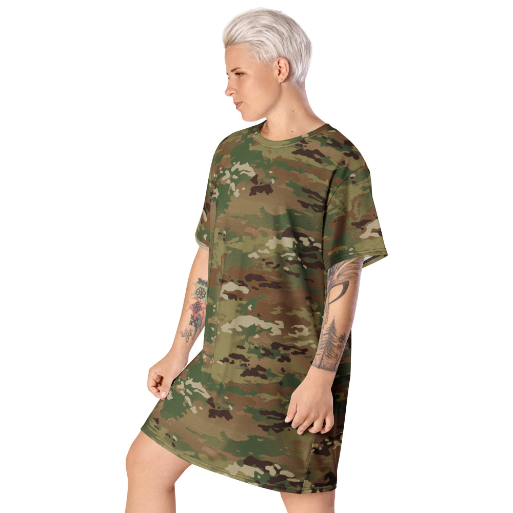 American Operational Camouflage Pattern (OCP) CAMO T-shirt dress - Womens T-Shirt Dress