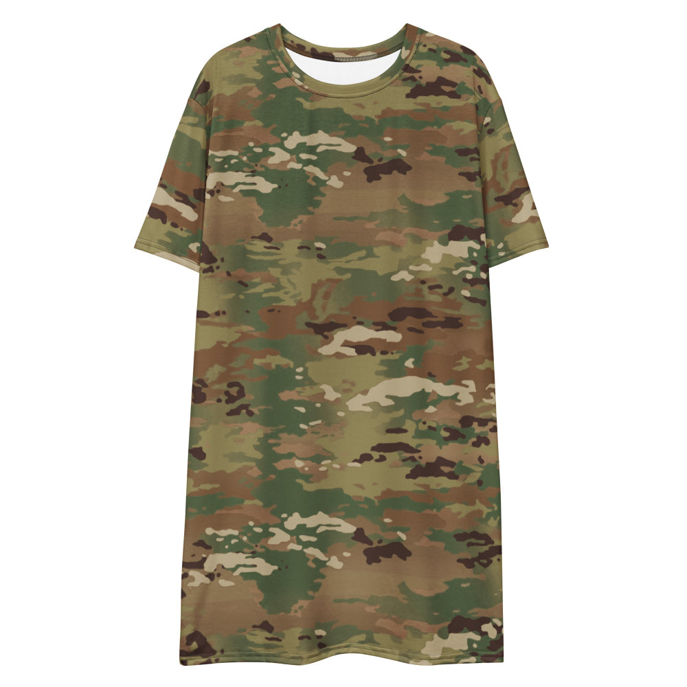 American Operational Camouflage Pattern (OCP) CAMO T-shirt dress - Womens T-Shirt Dress