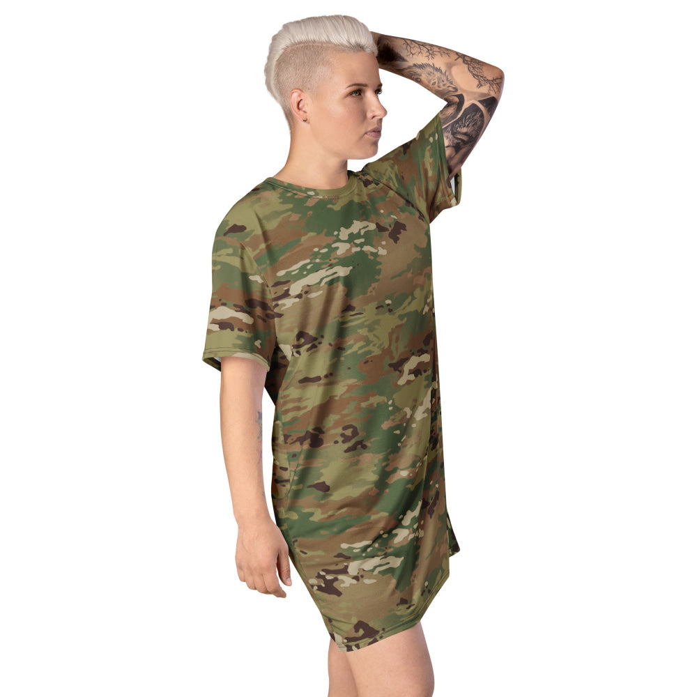 American Operational Camouflage Pattern (OCP) CAMO T-shirt dress - Womens T-Shirt Dress