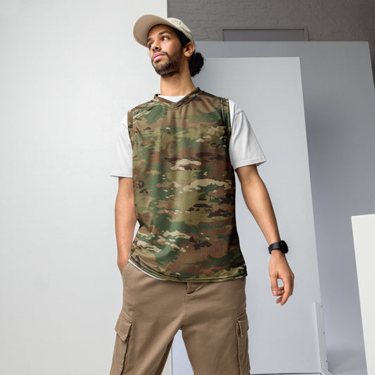 American Operational Camouflage Pattern (OCP) CAMO unisex basketball jersey - 2XS - Unisex Basketball Jersey