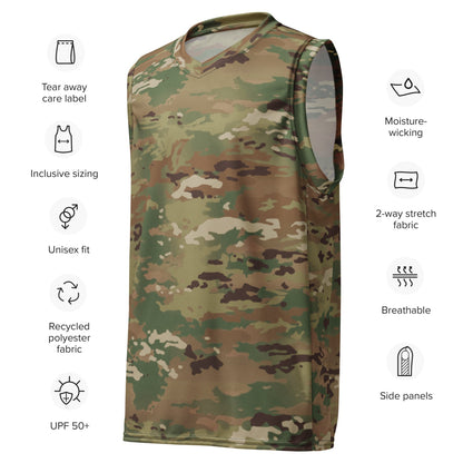 American Operational Camouflage Pattern (OCP) CAMO unisex basketball jersey - Unisex Basketball Jersey