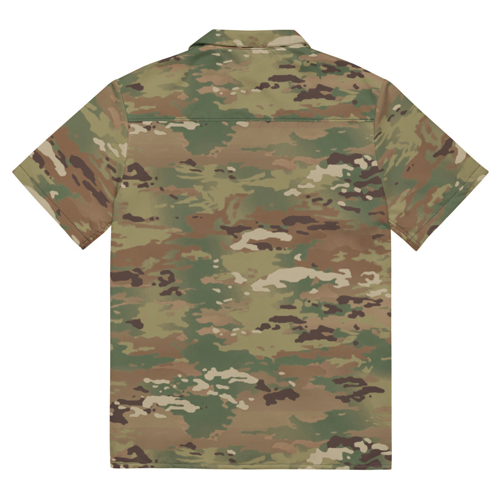 American Operational Camouflage Pattern (OCP) CAMO Unisex button shirt - Button Shirt