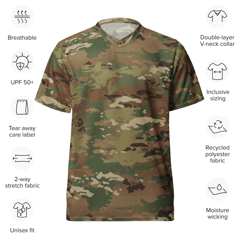 American Operational Camouflage Pattern (OCP) CAMO unisex sports jersey
