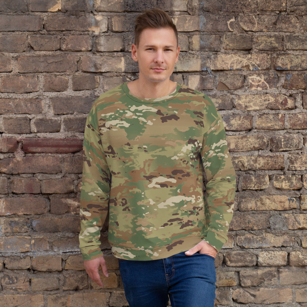 American Operational Camouflage Pattern (OCP) CAMO Unisex Sweatshirt - XS