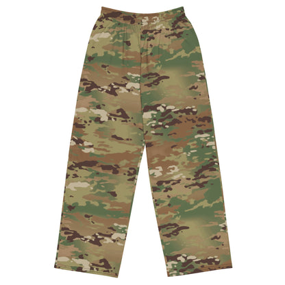 American Operational Camouflage Pattern (OCP) CAMO unisex wide-leg pants - 2XS - Unisex Wide-Leg Pants