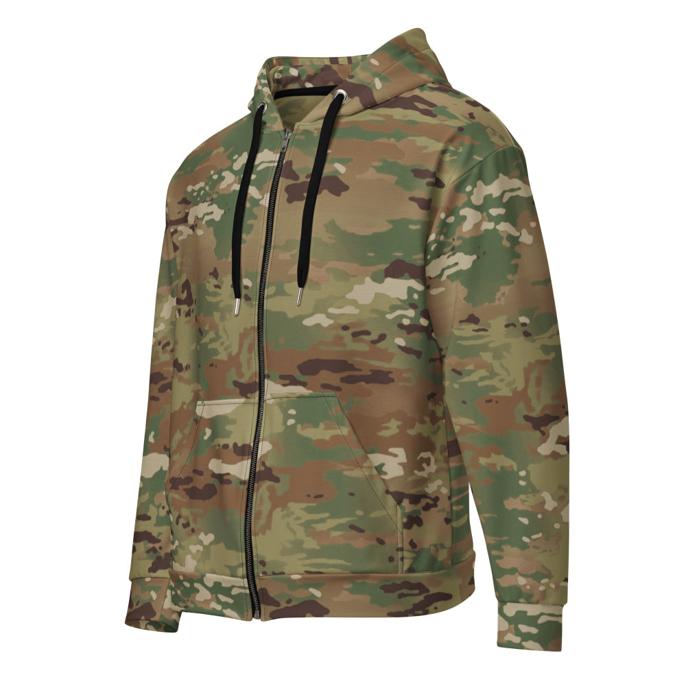 American Operational Camouflage Pattern (OCP) CAMO Unisex zip hoodie - 2XS - Zip Hoodie