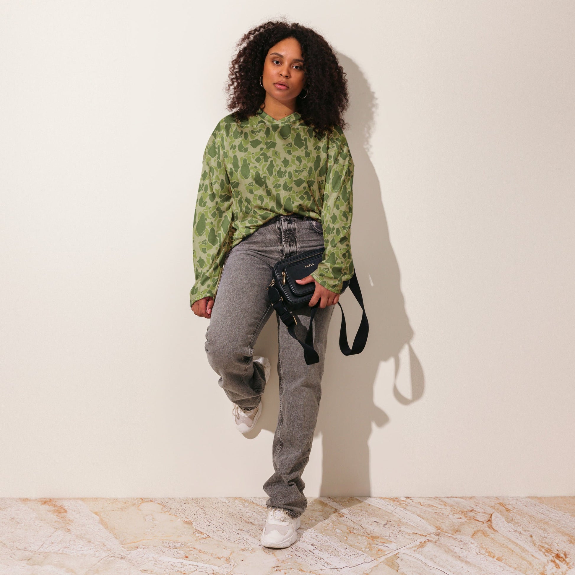 American Parachute CAMO hockey fan jersey - Hockey Jerseys