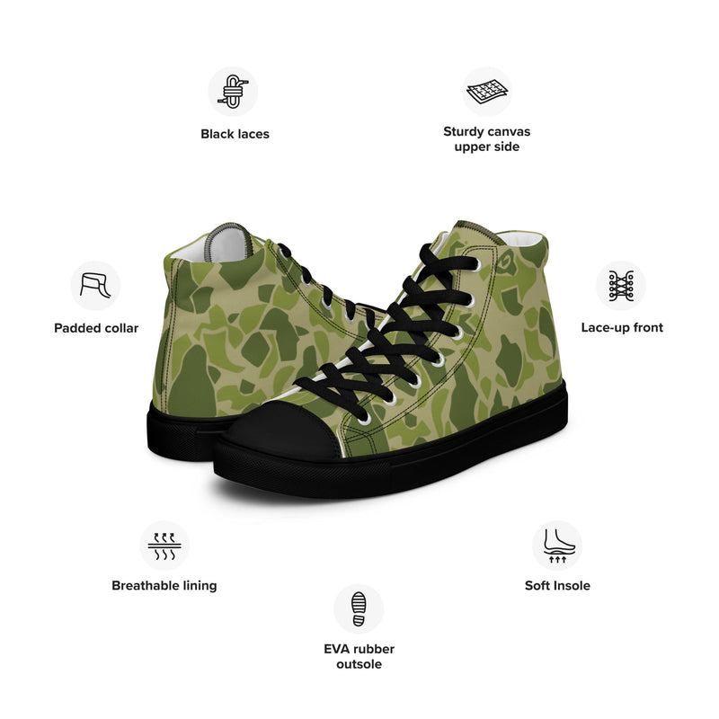 Parachute CAMO Mens High-Top Canvas Shoes