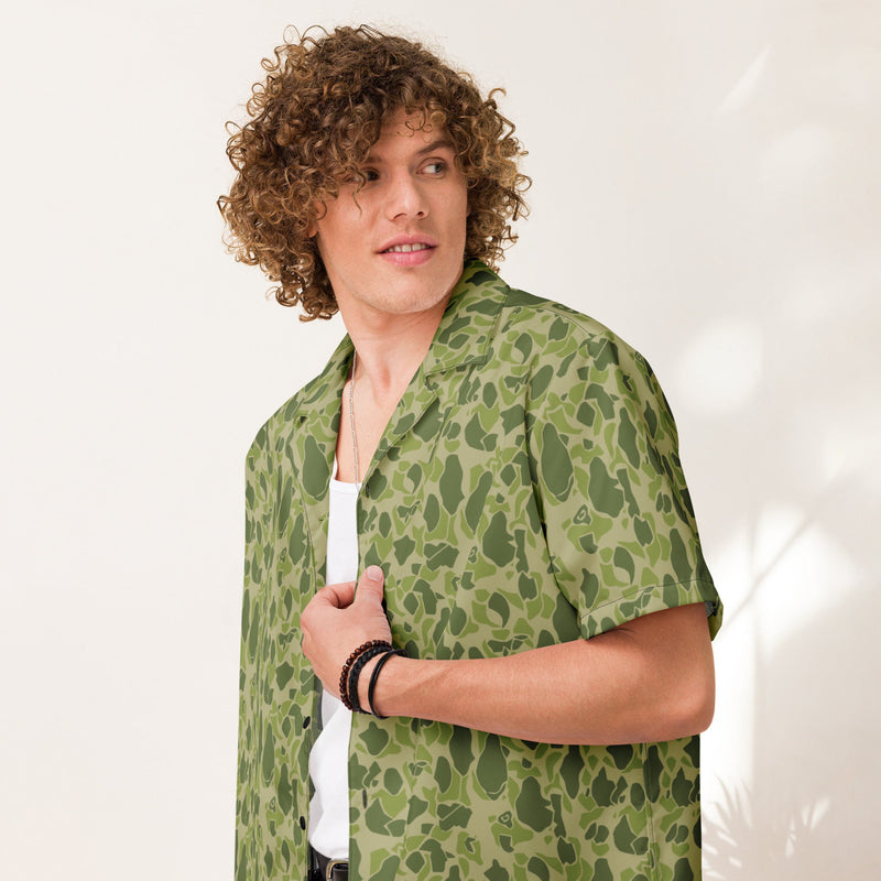 Parachute CAMO Unisex Short-Sleeve Button Shirt - Button-Up