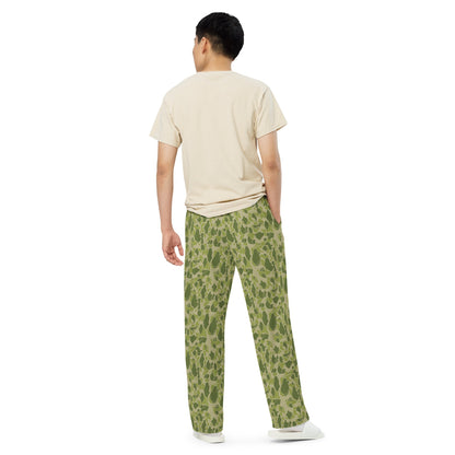 American Parachute CAMO unisex wide-leg pants - Wide-leg Pants