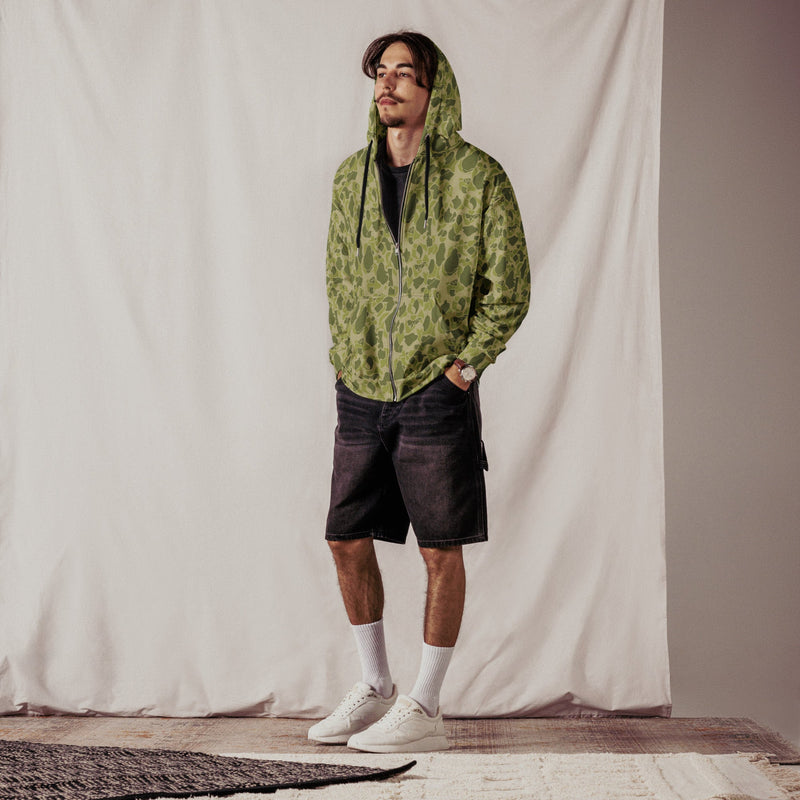 American Parachute CAMO Unisex Zip Hoodie