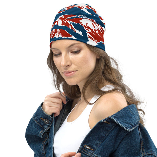 American Patriot Tiger Stripe CAMO Beanie