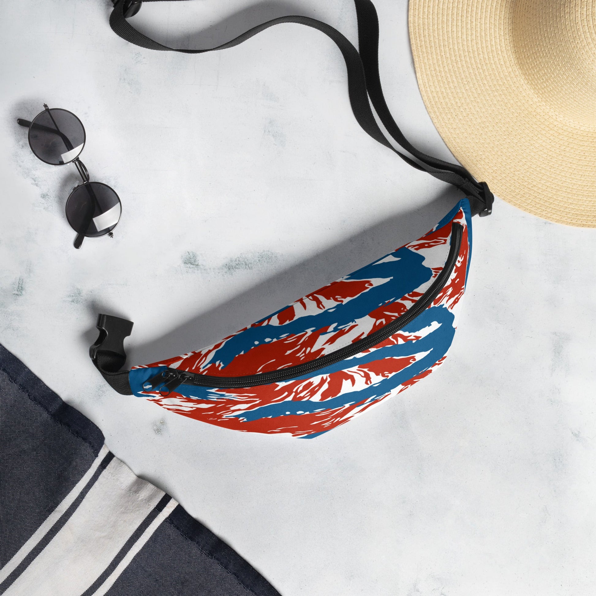 American Patriot Tiger Stripe CAMO Fanny Pack