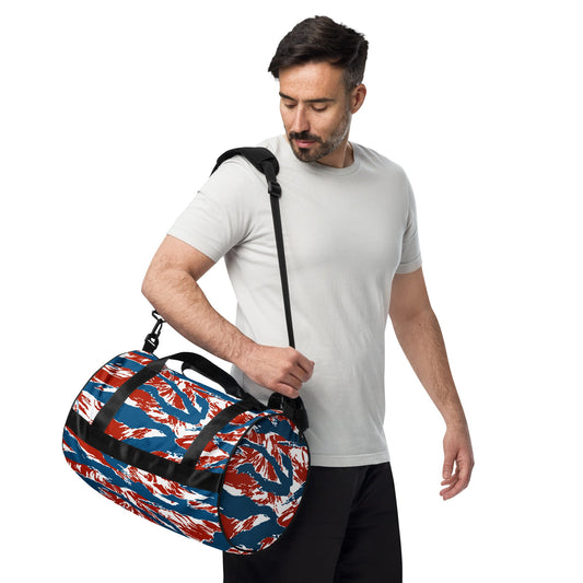 American Patriot Tiger Stripe CAMO Gym Bag