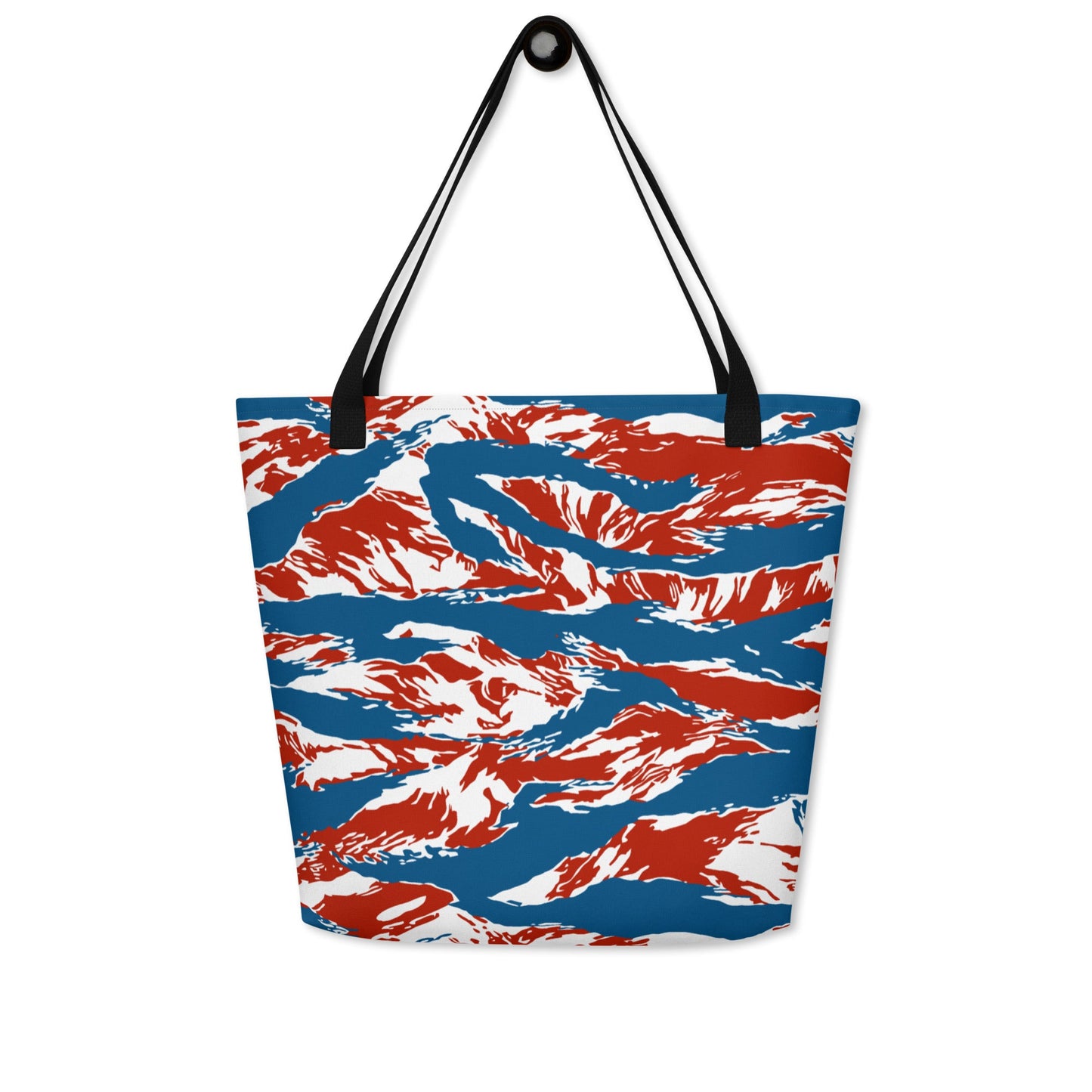 American Patriot Tiger Stripe CAMO Large Tote Bag