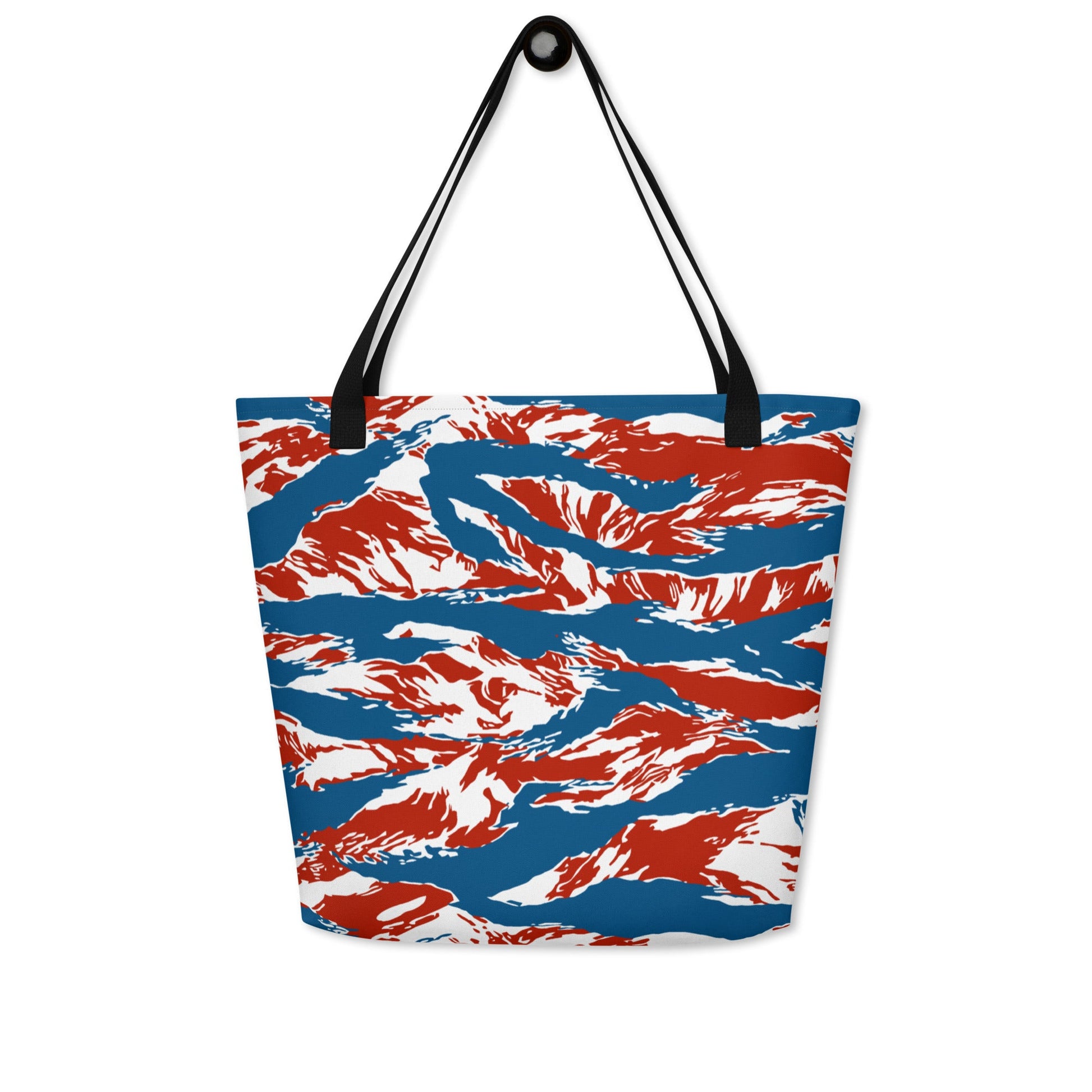 American Patriot Tiger Stripe CAMO Large Tote Bag