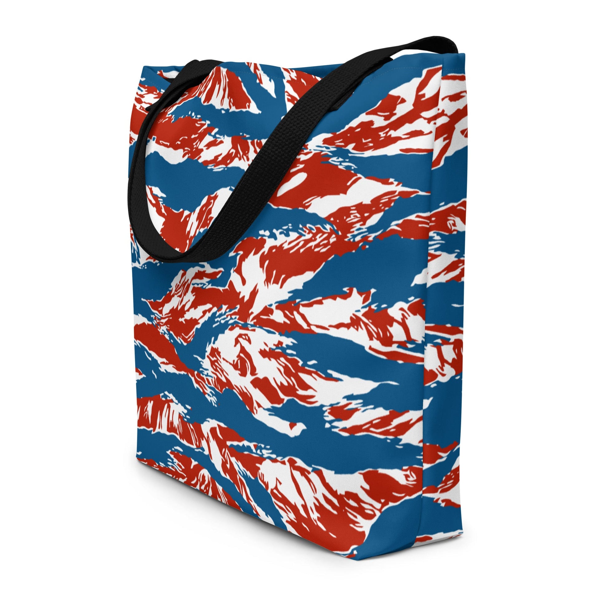 American Patriot Tiger Stripe CAMO Large Tote Bag